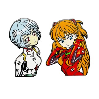 เข็มกลัด Eva Evangelion Aya Polly and Asuka โลหะ