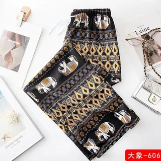 🐘Ready to ship from Thailand🐘กางเกงช้างขาธรรมดาผ้าหนังไก่ ผ้าดีผ้าเบาใส่สบายใส่แล้วขาไม่เต่อ​K-3