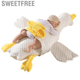 Sweetfree Baby Goose Cushion  White Plushies Toy Cotton Yellow Reduce Flatulence for Newborn Family