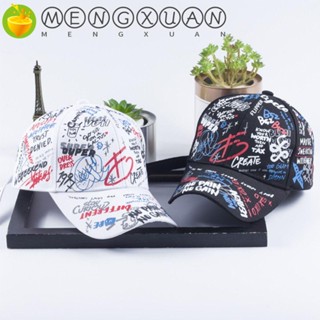 MENGXUAN Men Women Graffiti Color Printing Unisex Baseball Cap