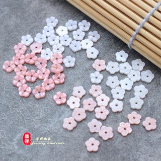 กิ๊บติดผม รูปดอกไม้ ขนาดเล็ก 6 มม. สีขาว สีชมพู DIY