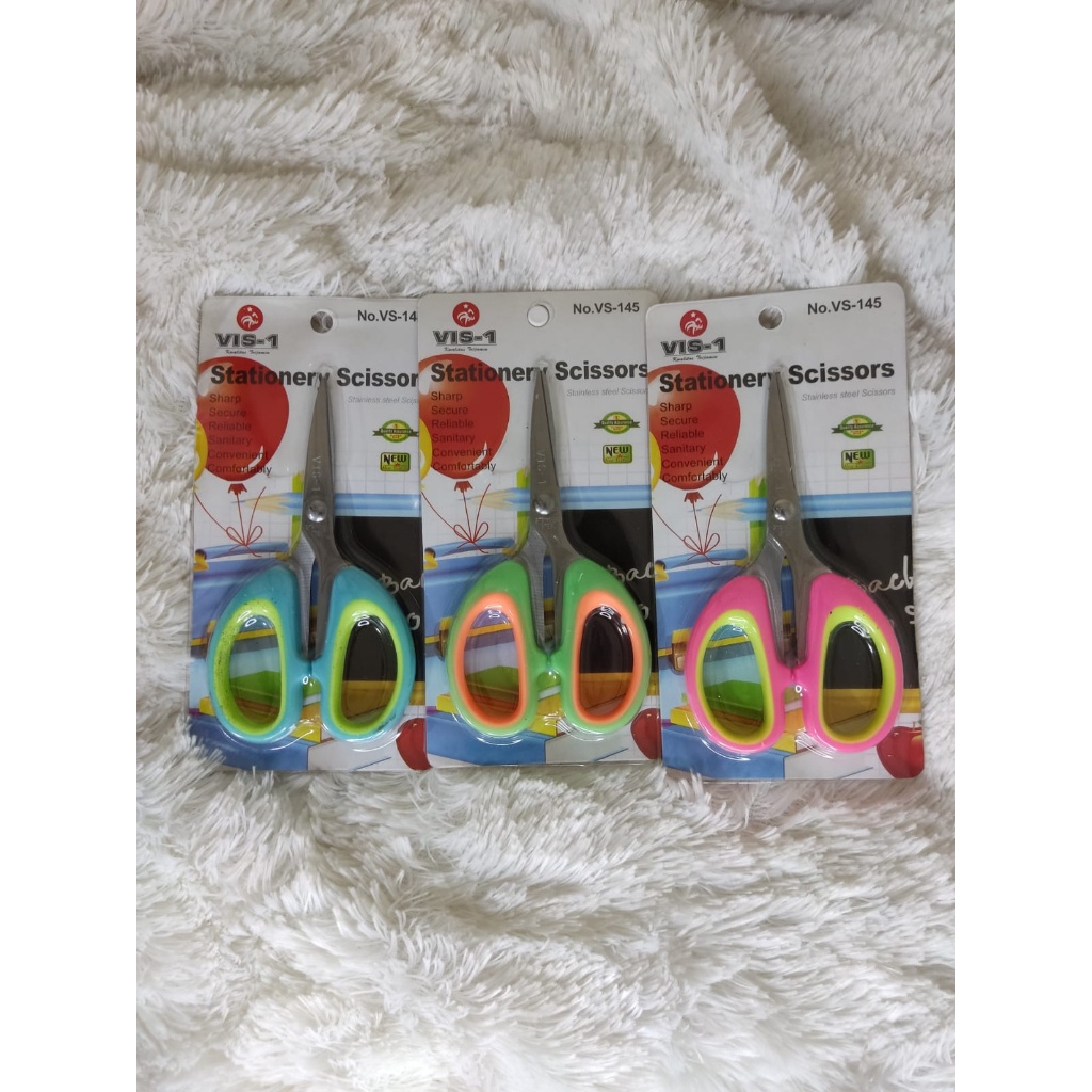 VIS-1 เครื่องเขียน V-145 กรรไกรเล็ก