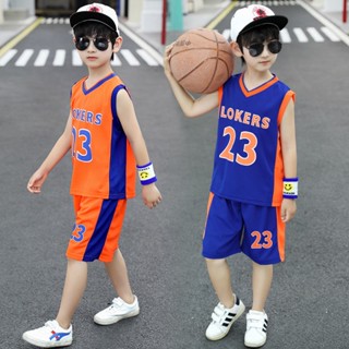 พร้อมส่ง ชุดกีฬาบาสเก็ตบอล แขนสั้น แบบแห้งเร็ว สไตล์ใหม่ เหมาะกับฤดูร้อน สําหรับเด็กนักเรียนผู้ชาย 2022