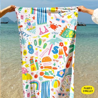 ผ้าเช็ดตัวและชุดคลุมอาบน้ำ SURF N TURF SUMMER TOWEL