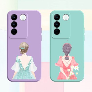 เคส  VIVO V25 Pro VIVO V25 VIVO V25E VIVO V27 VIVO V27E VIVO S16E VIVO S15 Pro CASEVIVO S15Pro เคสโทรศัพท์ ซิลิโคนเหลว เคสนิ่ม CSF_B1_A