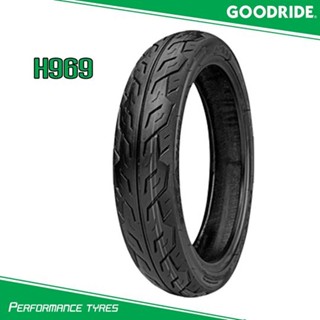 ยางนอก 3.00-14 GOODRIDE 90/90-14 H969 TL (ลายไฟ) (ยางเรเดียล)