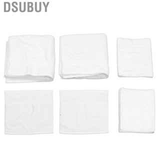 Dsubuy Bathroom Towels  Good Water Absorption Soft Cotton Towel Set Comfortable 6PCS Machining Washable Quick Drying  for Dormitory Use