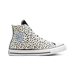 Converse รองเท้าผ้าใบ Sneakers CTAS LEOPARD HI BLACK/WHITE ผู้หญิง women สีดำ 572366C 572366CH1BKWT