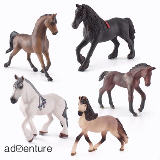 Adven โมเดลม้าจําลอง Andalusia Mare Arabian Mare สําหรับตกแต่งบ้าน เก็บสะสม