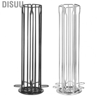 Disuu Coffee Tower Rack  Smooth Noiseless Spin  Coffee Cup Holder Vertical Rotating Small with Protective Layer for Display