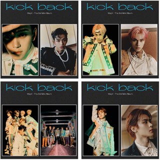 โปสเตอร์สติกเกอร์ Kpop WayV Kick Back LUCAS HD สําหรับเก็บสะสมการ์ด