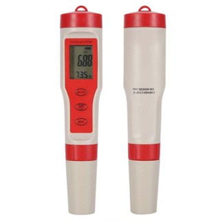 4 In 1 PH Meter Water Quality Tester PH/EC/TDS/TEMP Digital Water Quality Meter