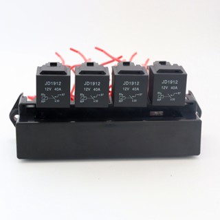 กล่องฟิวส์ 15 ทาง พร้อมรีเลย์ 4 ทาง 12V 40A สําหรับรถยนต์ SUV รถบรรทุก