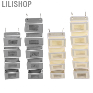 Lilishop Door Hanging Organizer  Sturdy Multi Layer Breathable Non Woven Neat Portable Door Hanging Storage with Hooks for Bedroom