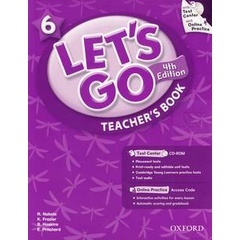 Bundanjai (หนังสือเรียนภาษาอังกฤษ Oxford) Lets Go 4th ED 6 : Teachers Book and Online Practice +CD (P)