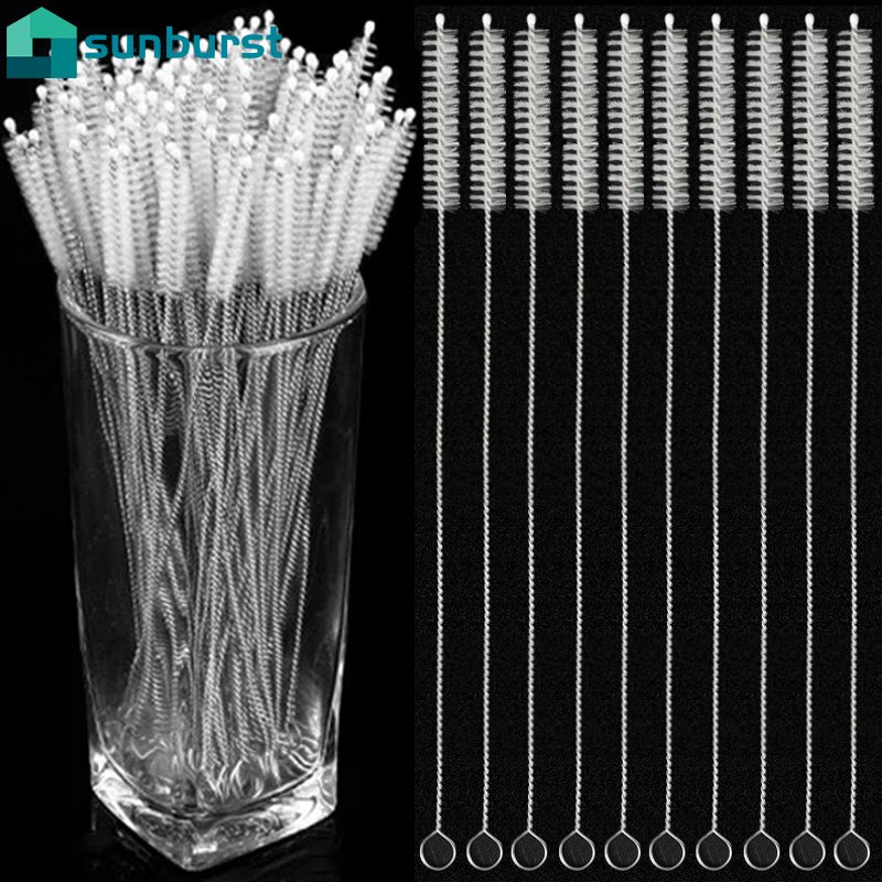 แปรงทําความสะอาดหลอดแก้ว หลอดทดลอง อเนกประสงค์ / แปรงทําความสะอาดฟาง สเตนเลส ด้ามยาว / แปรงทําความสะอาดไนลอน ขนนุ่ม งอได้ / แปรงทําความสะอาดขวดนม ใช้ซ้ําได้ หัวฉีด เครื่องมือทําความสะอาดถ้วย