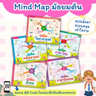 Mind Map ระดับมัธยมต้น ม.1 ม.2 ม.3 (ซื้อแยกเล่มได้) หนังสือสรุปเนื้อหาThai map Math map Social map