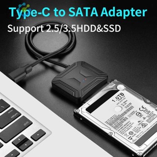 #C สายเคเบิลฮาร์ดไดรฟ์ USB 3.1 Type C เป็น 2.5 3.5 SATA III สําหรับถ่ายโอนข้อมูล 17 นิ้ว [Hidduck.th]