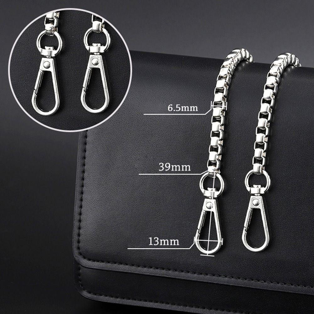 ZELTH สายโซ่โลหะ คุณภาพสูง แบบเปลี่ยน สําหรับคล้องกระเป๋าสะพายไหล่ DIY - รูปที่ 4