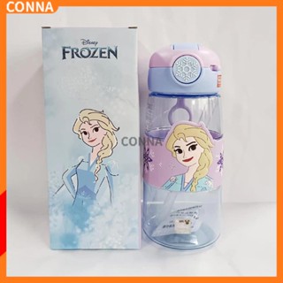 Disney Frozen Princess Children&amp;#39;s Duckbill Cup 520ml Student&amp;#39;s Spider-man Suction Cup Baby&amp;#39;s Water Bottle With Straw Kettle Mickey Drinking Cup