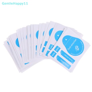 Gentlehappy 3 in 1 เครื่องมือทําความสะอาดหน้าจอ กําจัดฝุ่น และสติกเกอร์นําทาง 20 50 ชิ้น