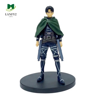 ALANFY โมเดลฟิกเกอร์ PVC รูป Attack on Titan Rivaille Levi สําหรับตกแต่งรถยนต์