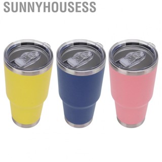 Sunnyhousess Thermal Coffee Mug  Vacuum Insulated Bottle Sturdy Reusable with Top Lid Cover for Car Cup Holder