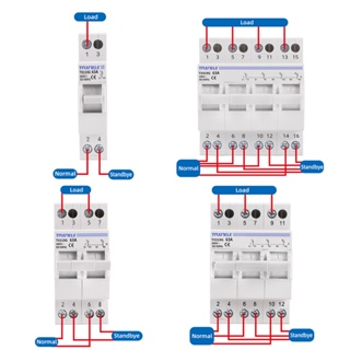 สวิตช์ตัดการเชื่อมต่อวงจรเบรกเกอร์ 1P 2P 3P 4P 40A 63A MTS