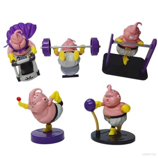 โมเดลฟิกเกอร์ Dragon Ball Majin Buu เหมาะกับของขวัญ ของเล่นสําหรับเด็ก จํานวน 5 ชิ้น