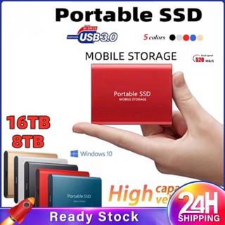 ❥❥Ssd Mobile Hard Disk 16Tb 8Tb 4Tb 2Tb 1T High Speed Mobile Solid State Drive Usb 3.0 Mobile Solid State Hard Disk Memory Device For Notebook