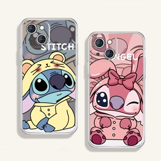 เคสโทรศัพท์มือถือ Tpu ลายการ์ตูน Stitch น่ารัก สีชมพู สําหรับ Samsung Galaxy A53 A33 A13 A20S A23 M23 F23 S10 Plus Note 20 Ultra 10 Lite A81