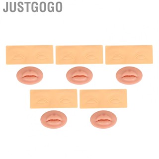 Justgogo Lip Practice Skin Microblading Practice Skin Elastic for Salon for Beginner