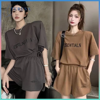 พร้อมส่ง สไตล์เกาหลีใหม่ ชุดเซ็ท เสื้อผ้าแฟชั่นผู้หญิง ชุดเซ็ทเเฟชั่น 2 ชิ้น ชุดลำลองสำหรับผู้หญิง