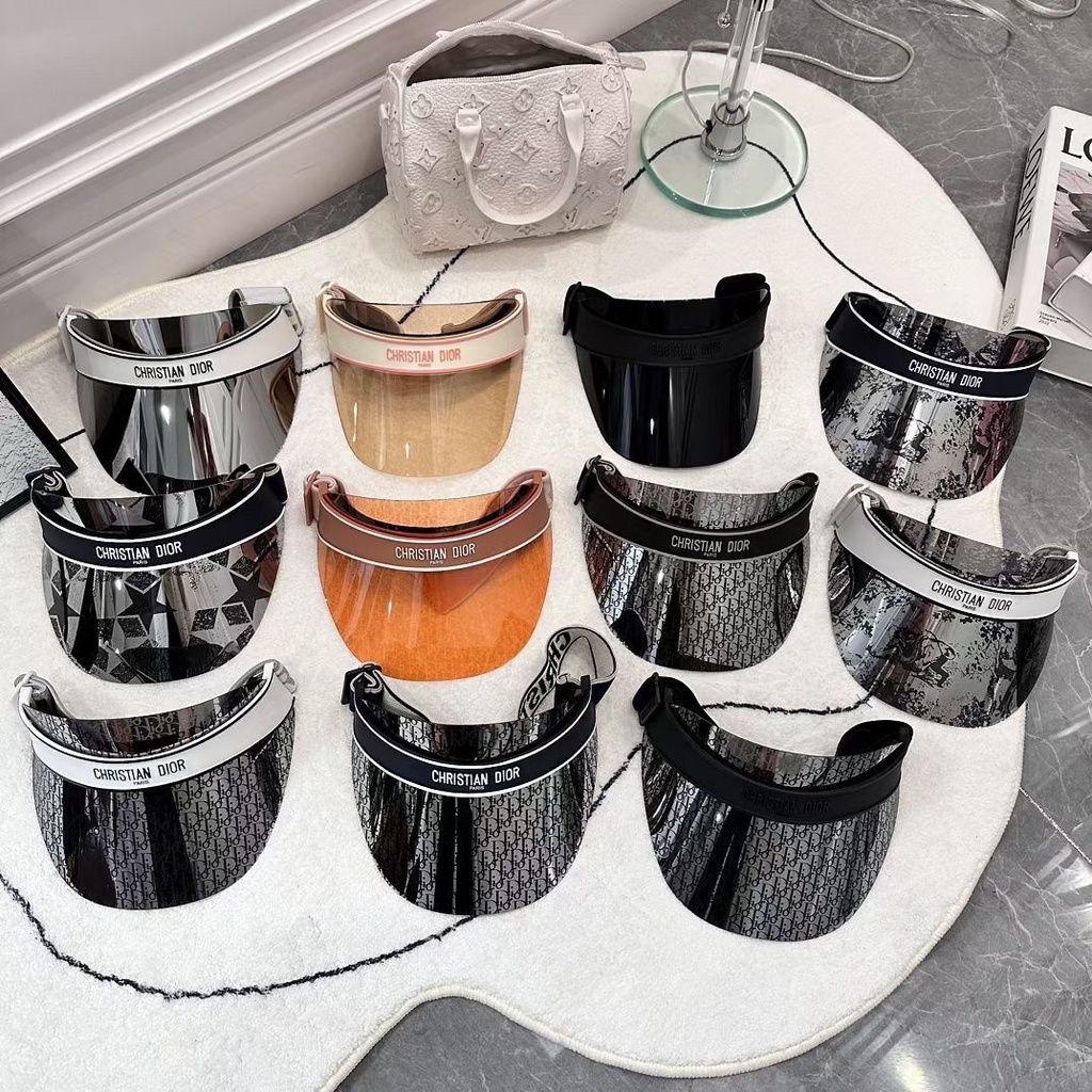 หมวกกันแดด ประดับเลื่อม พิมพ์ลาย สําหรับผู้หญิง 2023