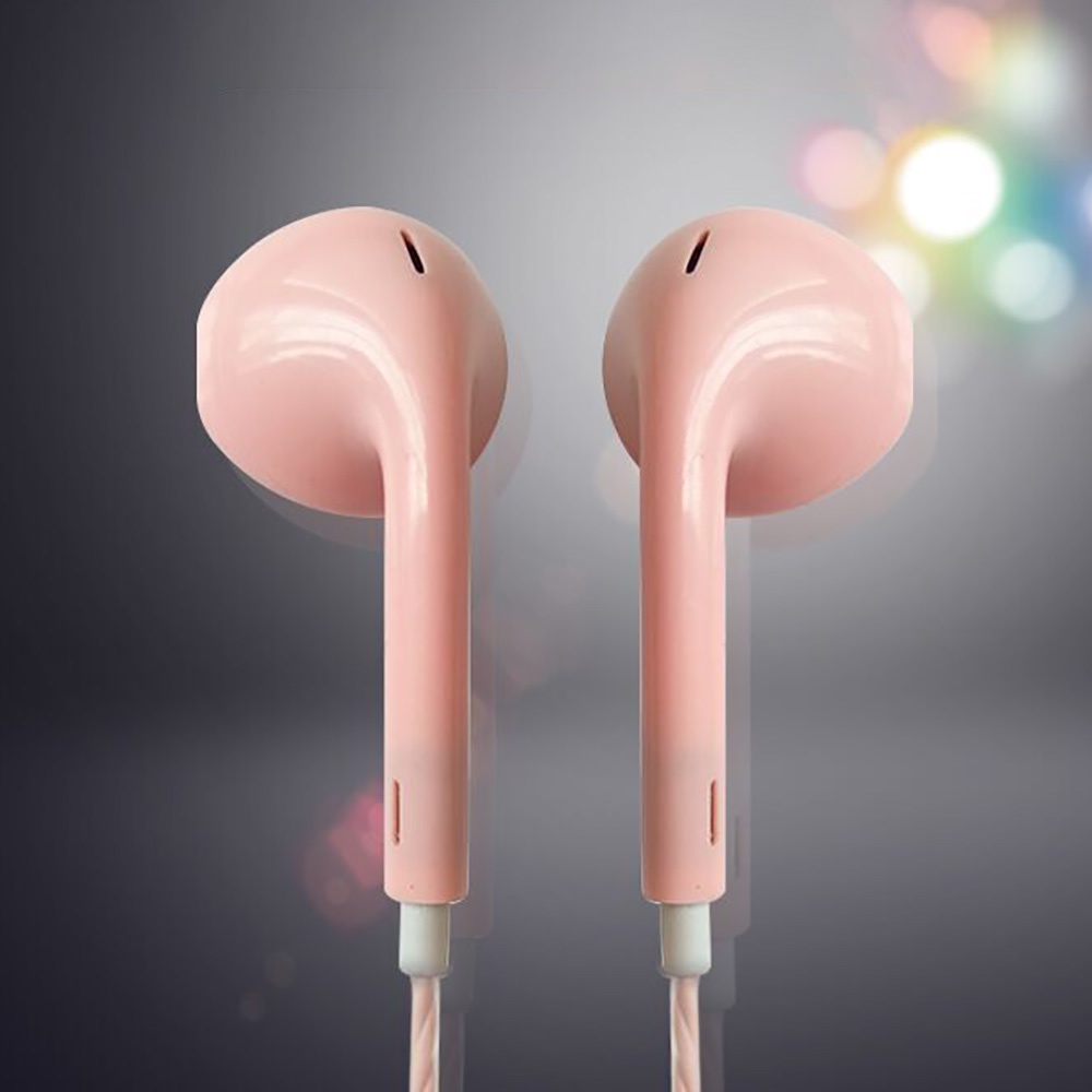 หูฟังมีสาย เชื่อมต่อผ่าน AUX 3.5 เลือกได้หลายสี ควบคุมสายสนทนา ไมโครโฟนชัด หลากสีให้เลือกU-19