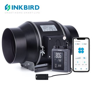 Inkbird IVC-001W พัดลมระบายความร้อนท่อไอเสีย ควบคุมอุณหภูมิ ความชื้น HVAC 6 นิ้ว สําหรับเพาะปลูกเต็นท์ ห้องครัว