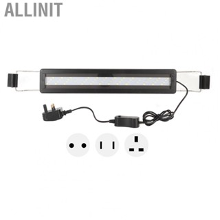 Allinit Fish Tank Light  Ultrathin Black 4 Rows Low Power for