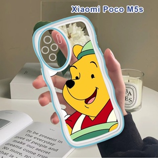 เคสโทรศัพท์มือถือ แบบนิ่ม ลายการ์ตูนหมี กันกระแทก ป้องกันกล้อง สําหรับ Xiaomi Poco M5S M4 M3 Pro 5G X3 NFC X3 Pro X3 GT