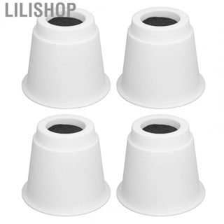 Lilishop 5 Inch Round Furniture Risers  Sofa Leg Pads ABS Plastic 4Pcs  for Home