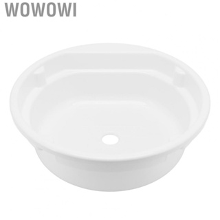 Wowowi RV Bathroom Hand Basin Stain Resistant Acrylic RV Bathroom Vessel Sink  Block for Camper Caravan Yacht