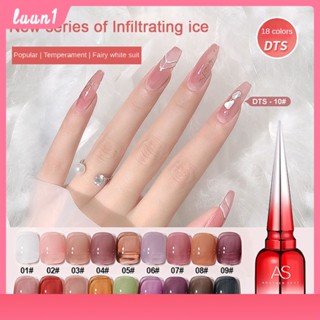 As Fresh ยาทาเล็บ Uv Gel Jelly 2023ใหม่สุทธิสีแดงยอดนิยมสีร้านทำเล็บ Phototherapy หยกจาระบี Ice Penetrating Jelly Gel ชุด Cod