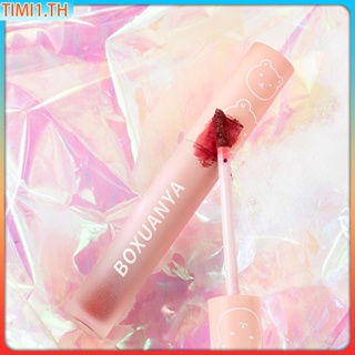 Boxuanya Liquid ลิปสติก Soft Matte Moisturizing Long Lasting Soft Cream Texture ทนทาน Liptint Beauty Make Up | Timi1