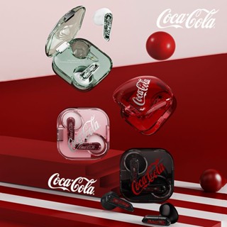 ของแท้ Coca-Cola หูฟังบลูทูธไร้สาย ตัดเสียงรบกวน พร้อมไมโครโฟน สําหรับวิ่ง เล่นกีฬา เล่นเกม