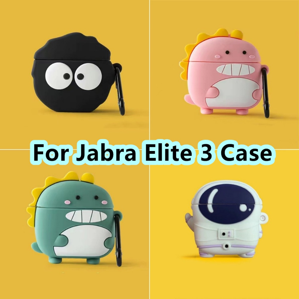 สําหรับ Jabra Elite 3 กรณีการ์ตูน Innovation Series สําหรับ Jabra Elite 3 ปลอกหูฟังแบบนุ่มฝาครอบ