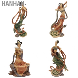 Hanhan Classical Beautiful Women Craft  Ingenious Resin Ancient Beautiful Women Statue Lifelike Generous  for Office for Study