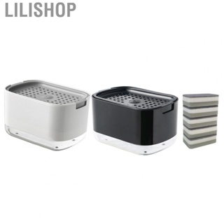 Lilishop Press Soap Box  PP and PET Labor Saving Soap Dispenser Box  Discharge  for Countertop