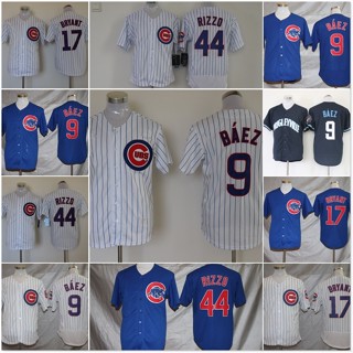 เสื้อกีฬาเบสบอล แขนสั้น ทรงหลวม ลายทีม Mlb Chicago Cubs 91744