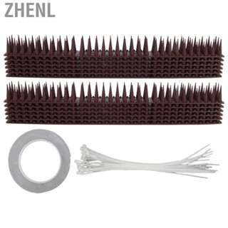 Zhenl 12 Pcs Plastic Bird Spikes Environmental Friendly Corrosion Static Resistant Bird Deterrent Spikes Strips with