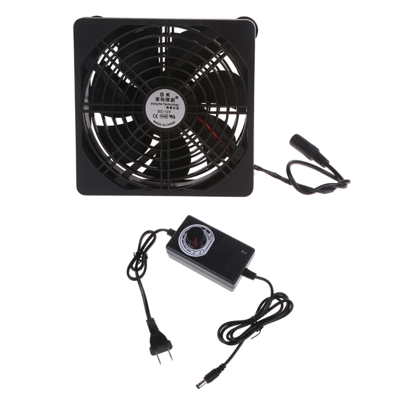 Char พัดลมคอมพิวเตอร์ 12 ซม. AC110V 220V DC3V-12V 2000RPM ปรับความเร็วได้