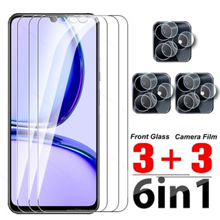 ฟิล์มกระจกนิรภัยกันรอยหน้าจอ 2-6in1 HD สําหรับ Realme C53 4G 6.74 นิ้ว 2023 Realmi Realmy C 53 53C RealmeC53